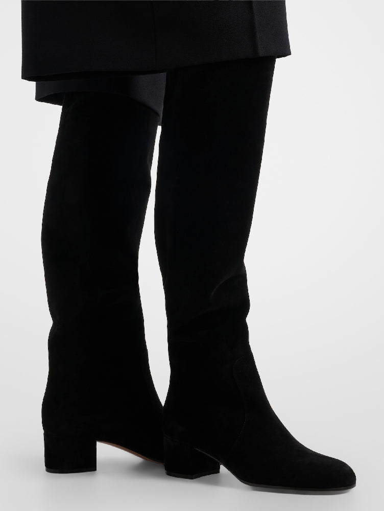 Bottes Joelle 70 en daim - Noir