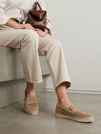 Espadrilles Lido en daim - Marron