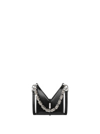 Sac Cut Out micro en cuir - Noir