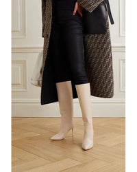 Bottes Carrey 85 en cuir lisse - Noir
