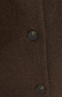 Gilet Stars en laine - Chocolat