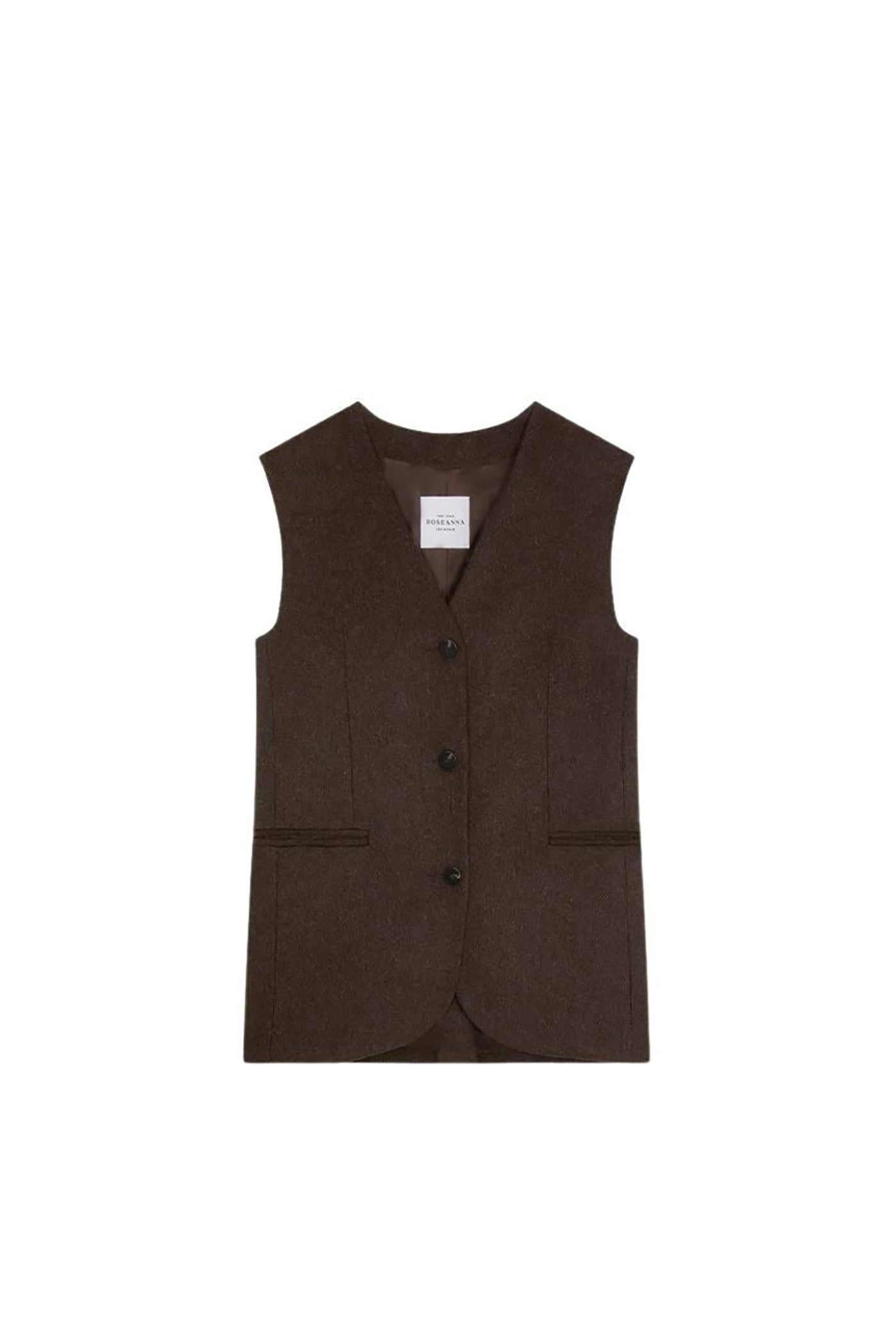 Gilet Stars en laine - Chocolat