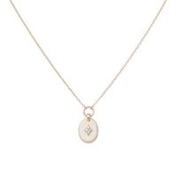 Collier Gina en or jaune sertie de diamant - Diamant