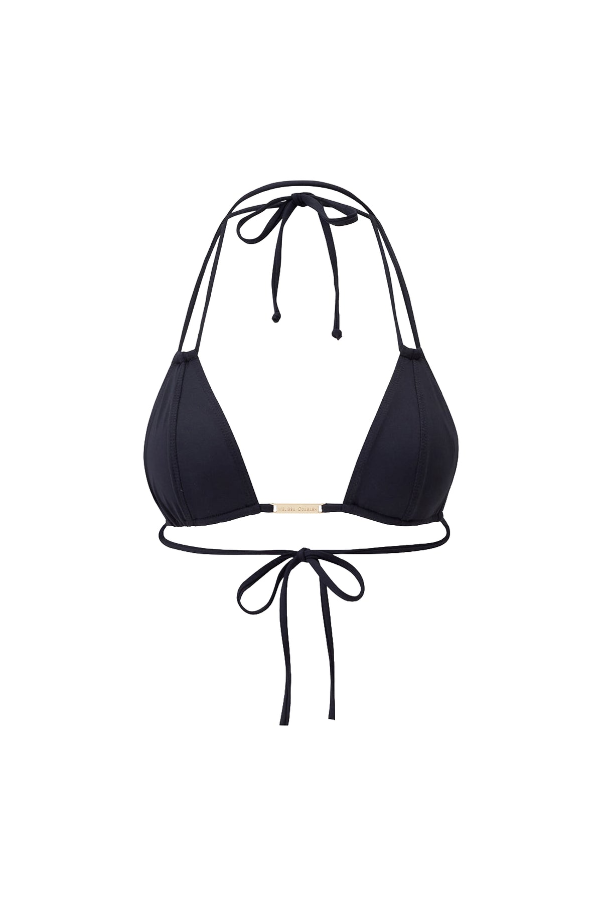 Haut de bikini triangle Girona - Black