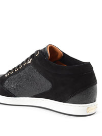 Sneakers basses Miami en cuir - Black Intense