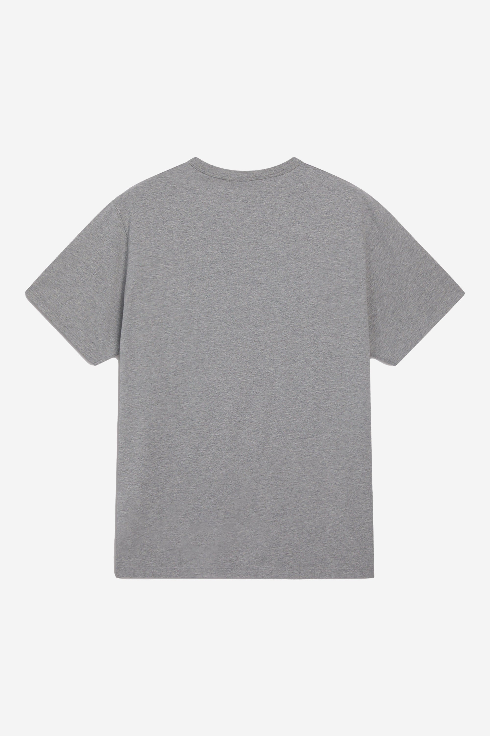 Baby Fox pocket t-shirt with patch - Grey Melange