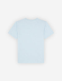 T-shirt with badge - Blue Haze Melange