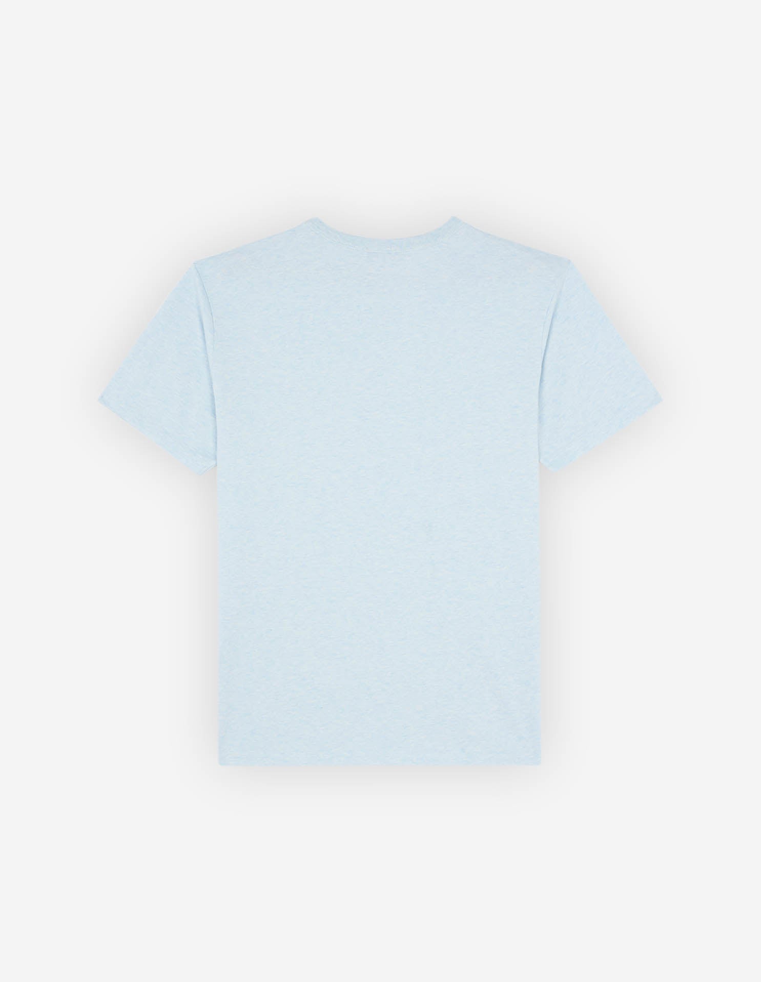 T-shirt with badge - Blue Haze Melange