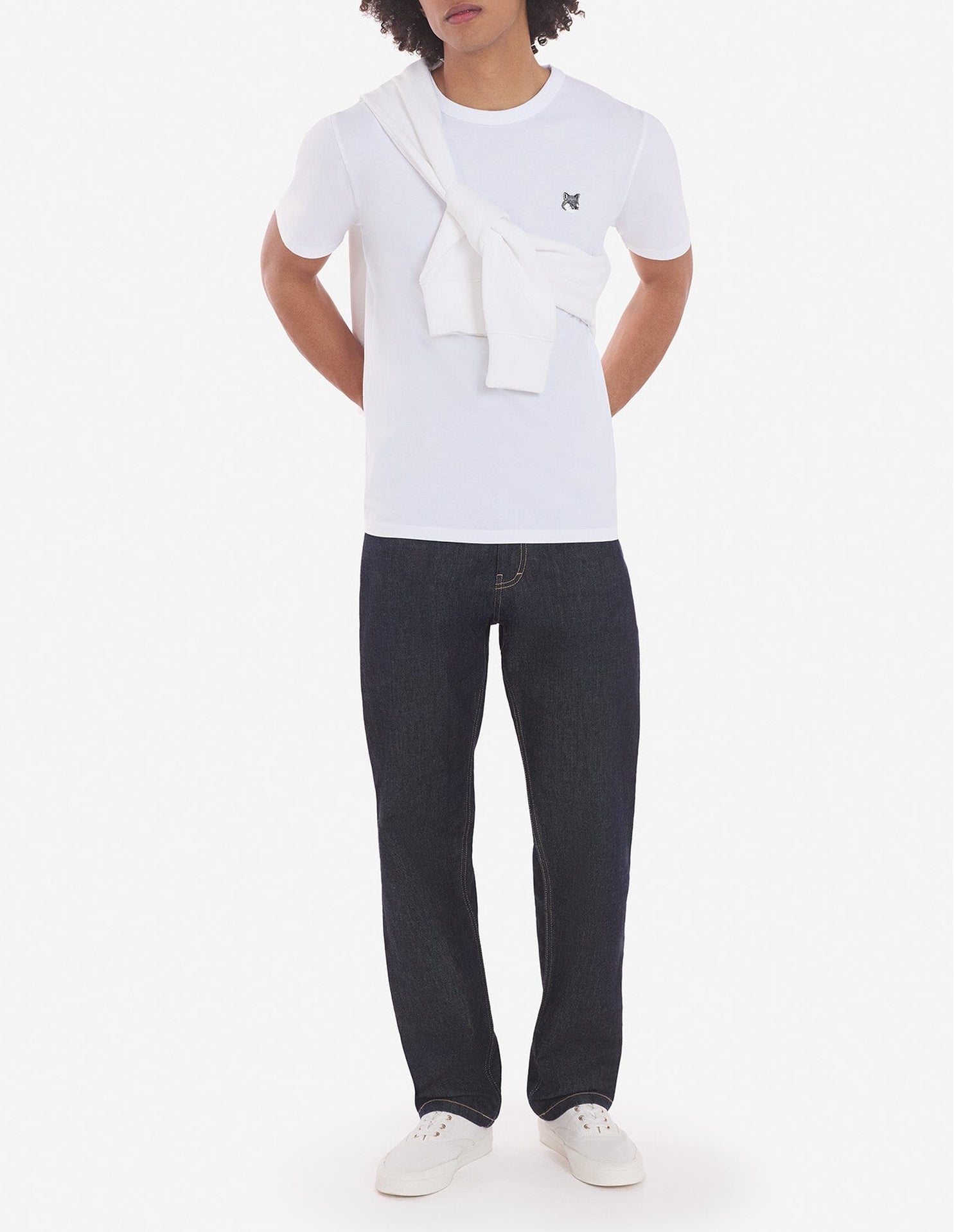 T-shirt with crest - White