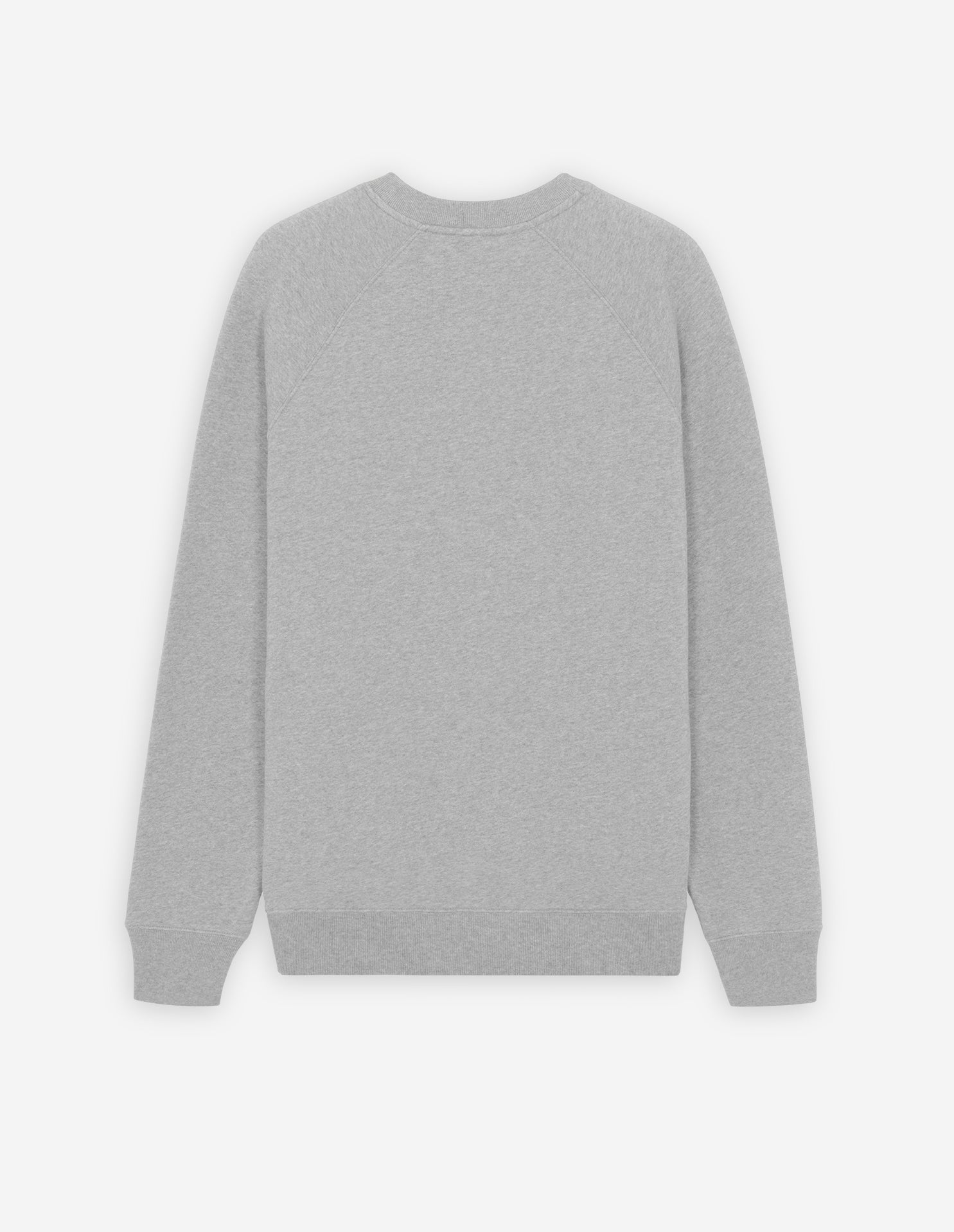 Round-neck sweatshirt with crest - Grey Melange
