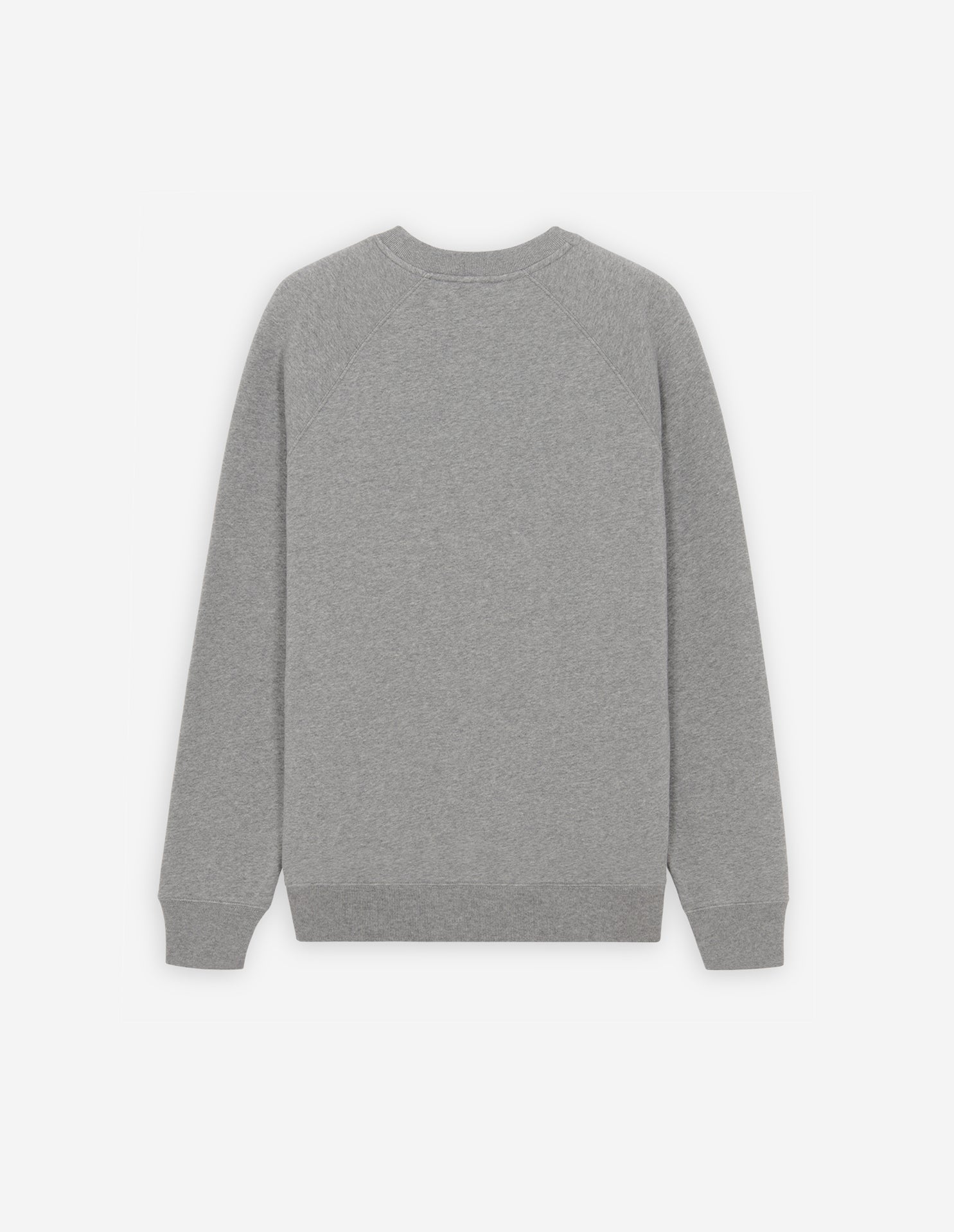 Round-neck sweatshirt with crest - Grey Melange