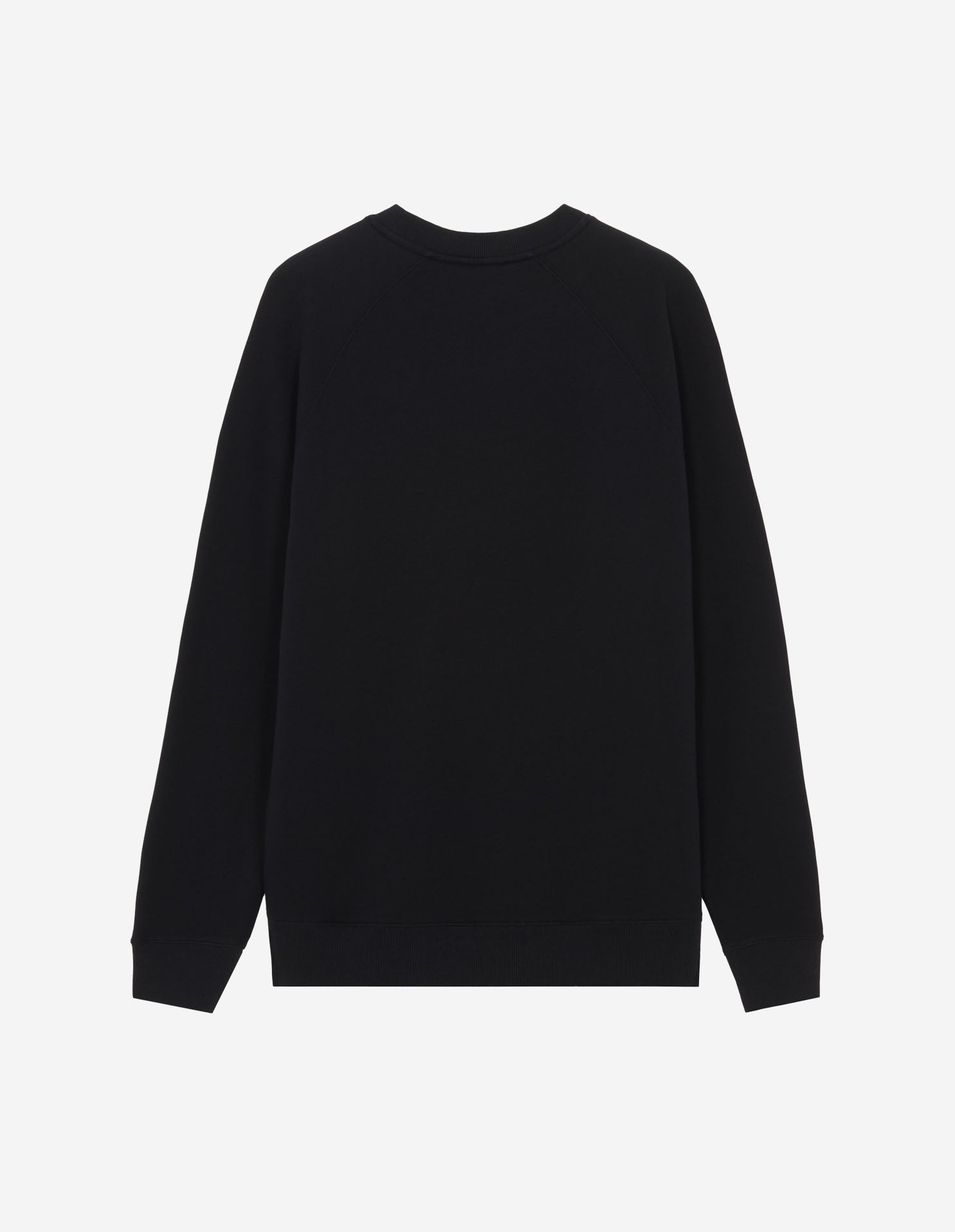 Sweatshirt à col rond avec écusson - Black