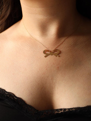 18-carat rose gold Minis On Chain necklace - Rose