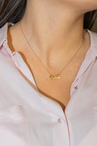 18-carat rose gold Minis On Chain necklace - Rose