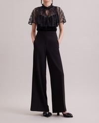Débardeur Gothic en dentelle - Noir
