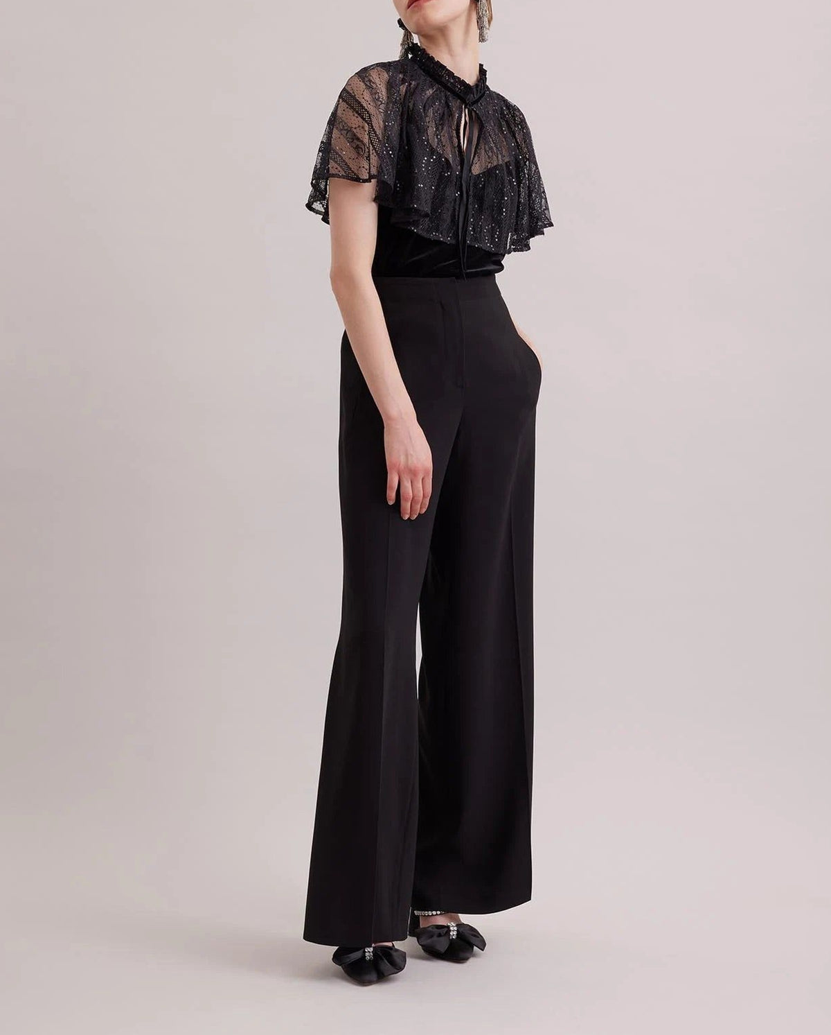 Débardeur Gothic en dentelle - Noir