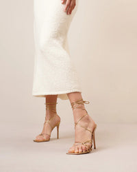 Sandales Sylvie 105 en cuir lisse - Or