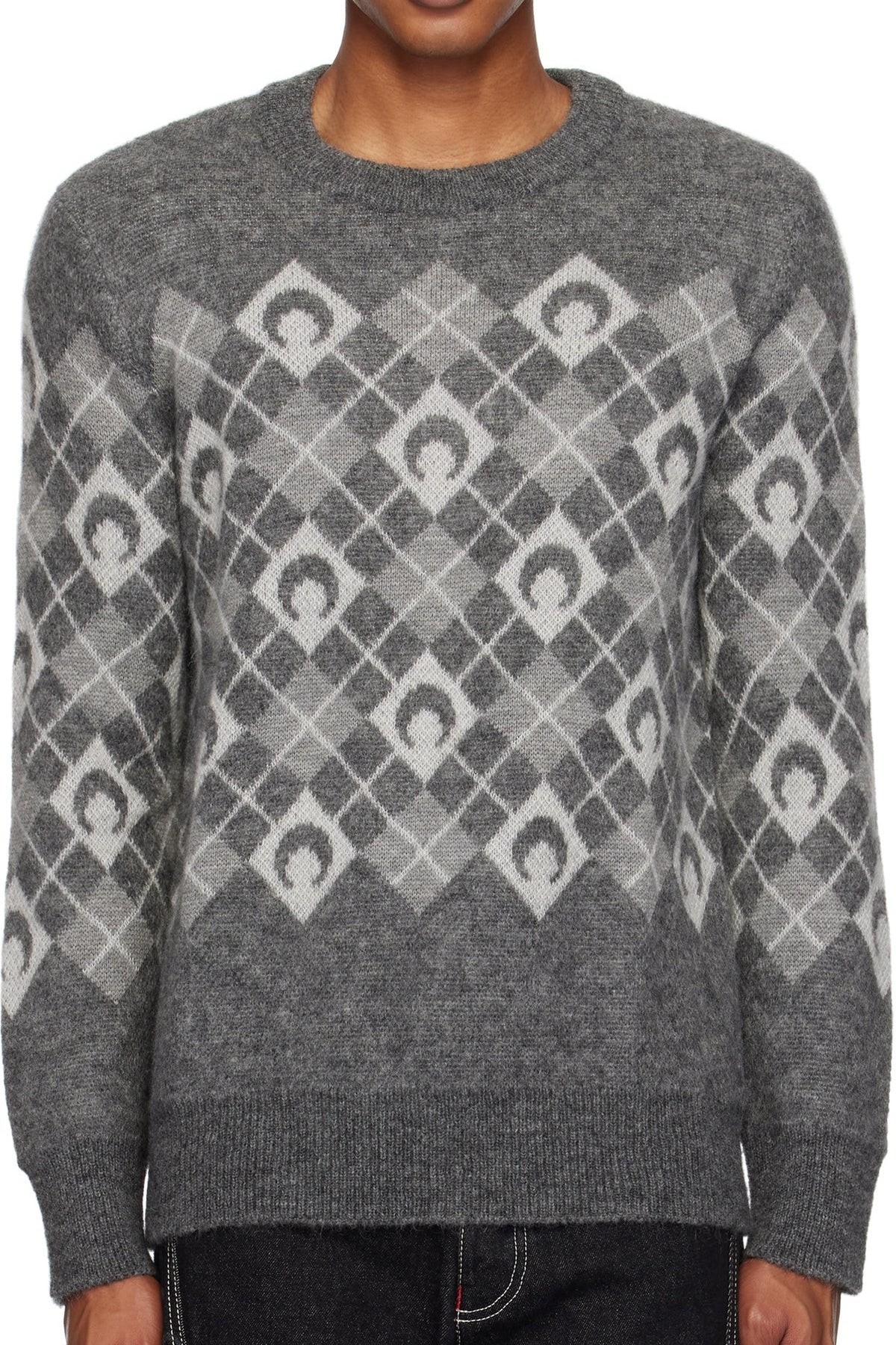 Pull Moon en laine - Light Grey