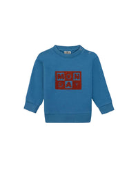 Smily cotton sweatshirt - Bleu de Toi
