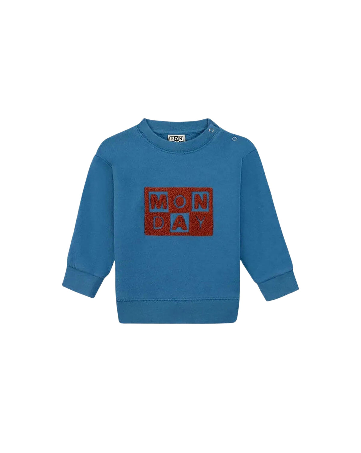 Smily cotton sweatshirt - Bleu de Toi