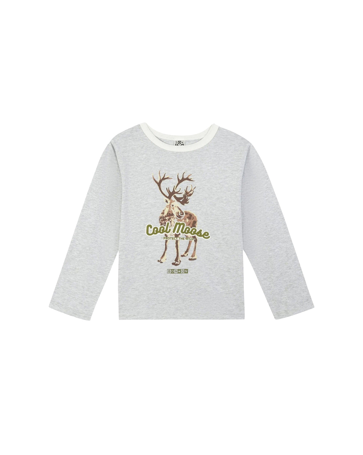 Sweatshirt Smily en coton - Gris Chine