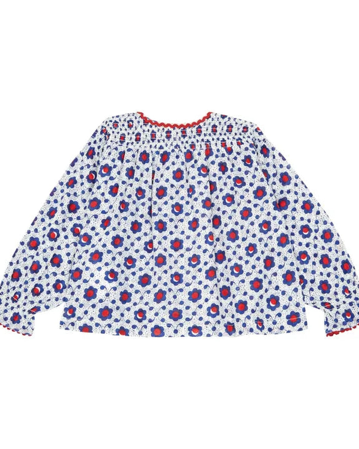 Floriane cotton blouse - Faïence print