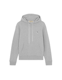 Sweat à capuche avec écusson - Grey Melange