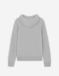 Sweat à capuche avec écusson - Grey Melange