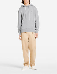 Sweat à capuche avec écusson - Grey Melange