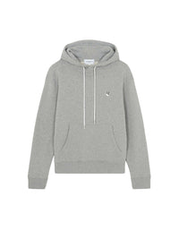 Sweat à capuche avec écusson - Grey Melange