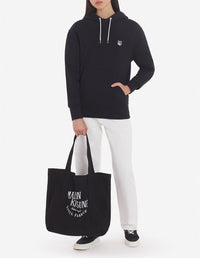 Sweat à capuche avec écusson - Black
