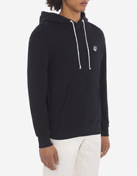 Sweat à capuche avec écusson - Black