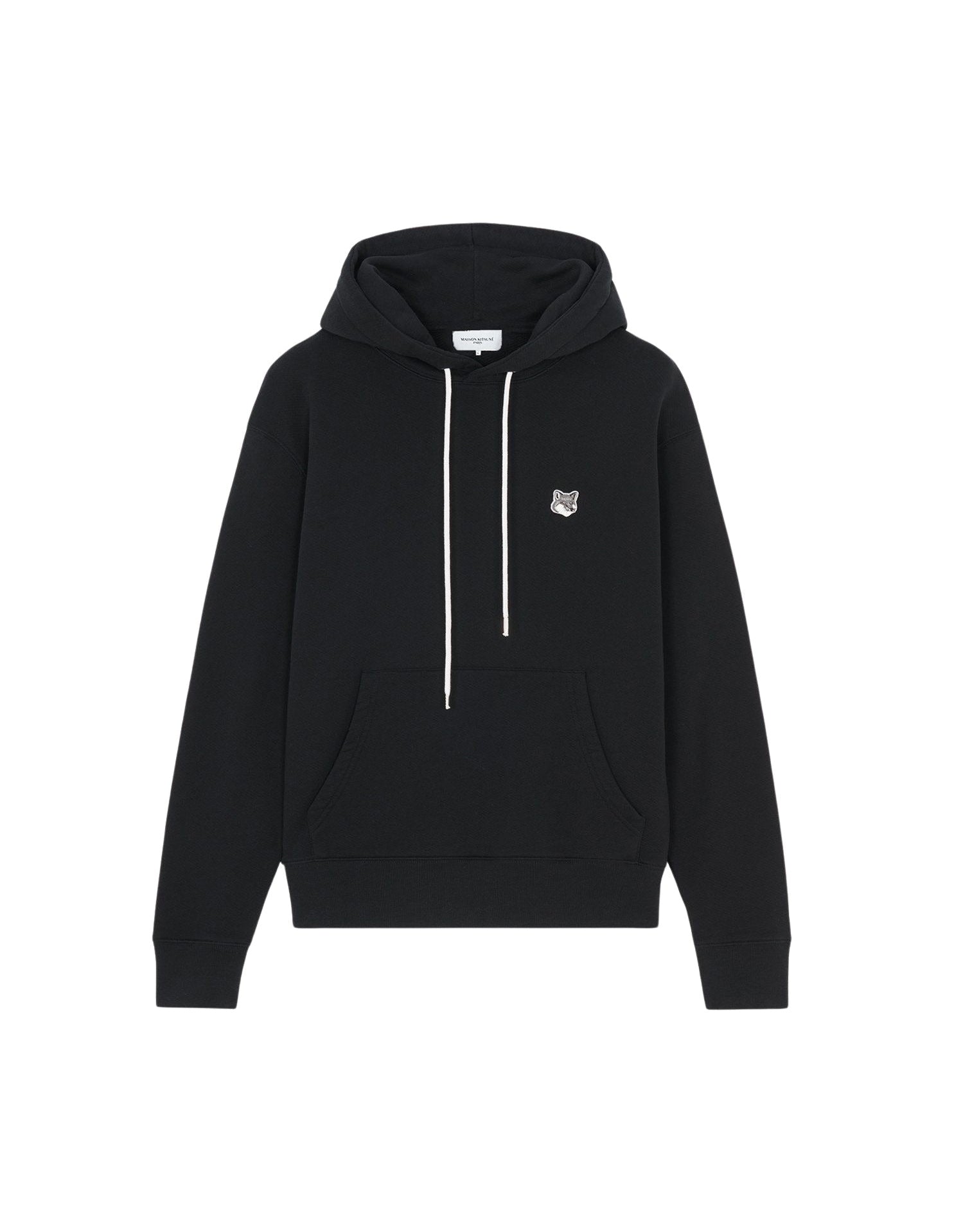 Sweat à capuche avec écusson - Black