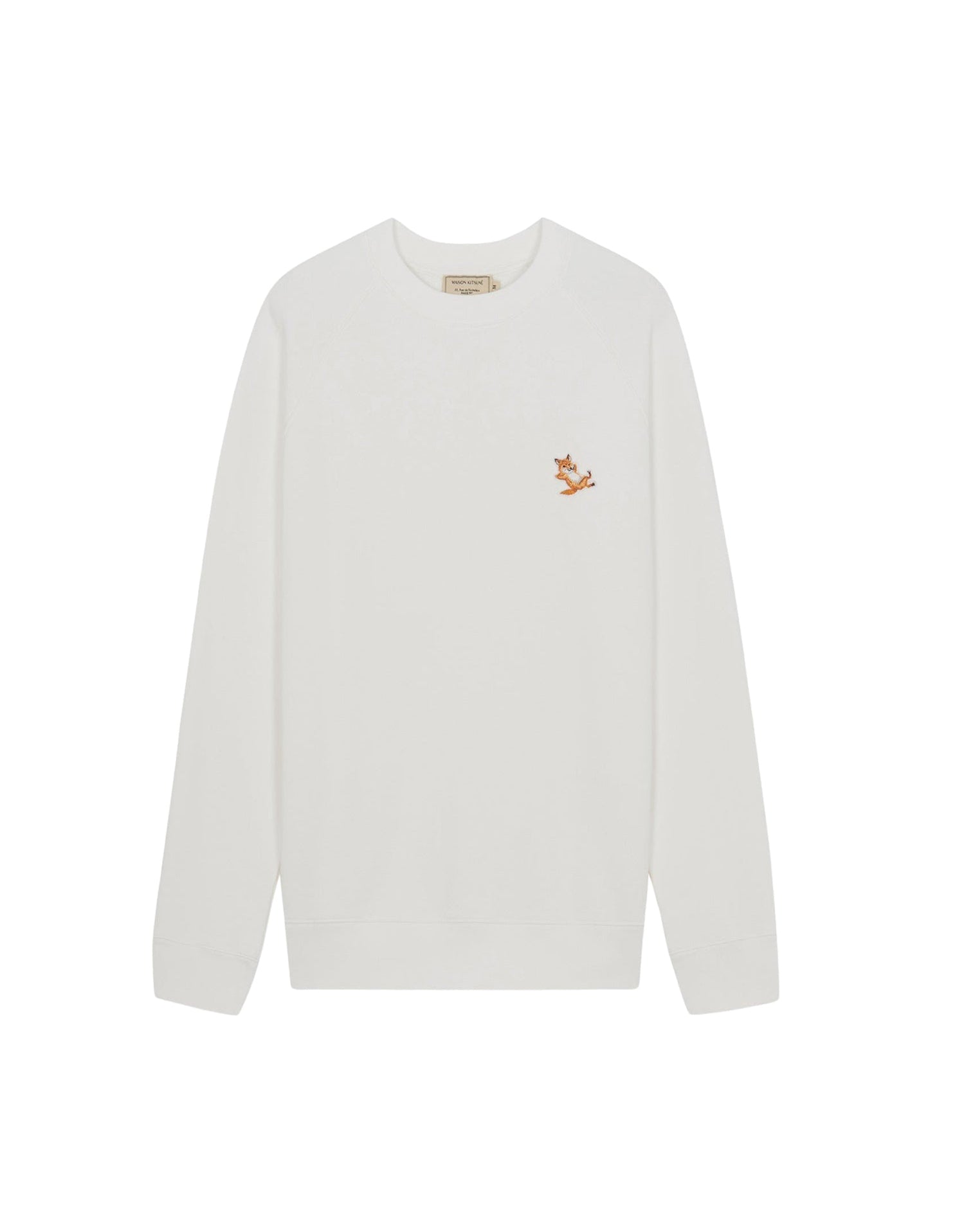 Sweatshirt Fox avec écusson - Ecru