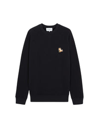 Sweatshirt Fox avec écusson - Black