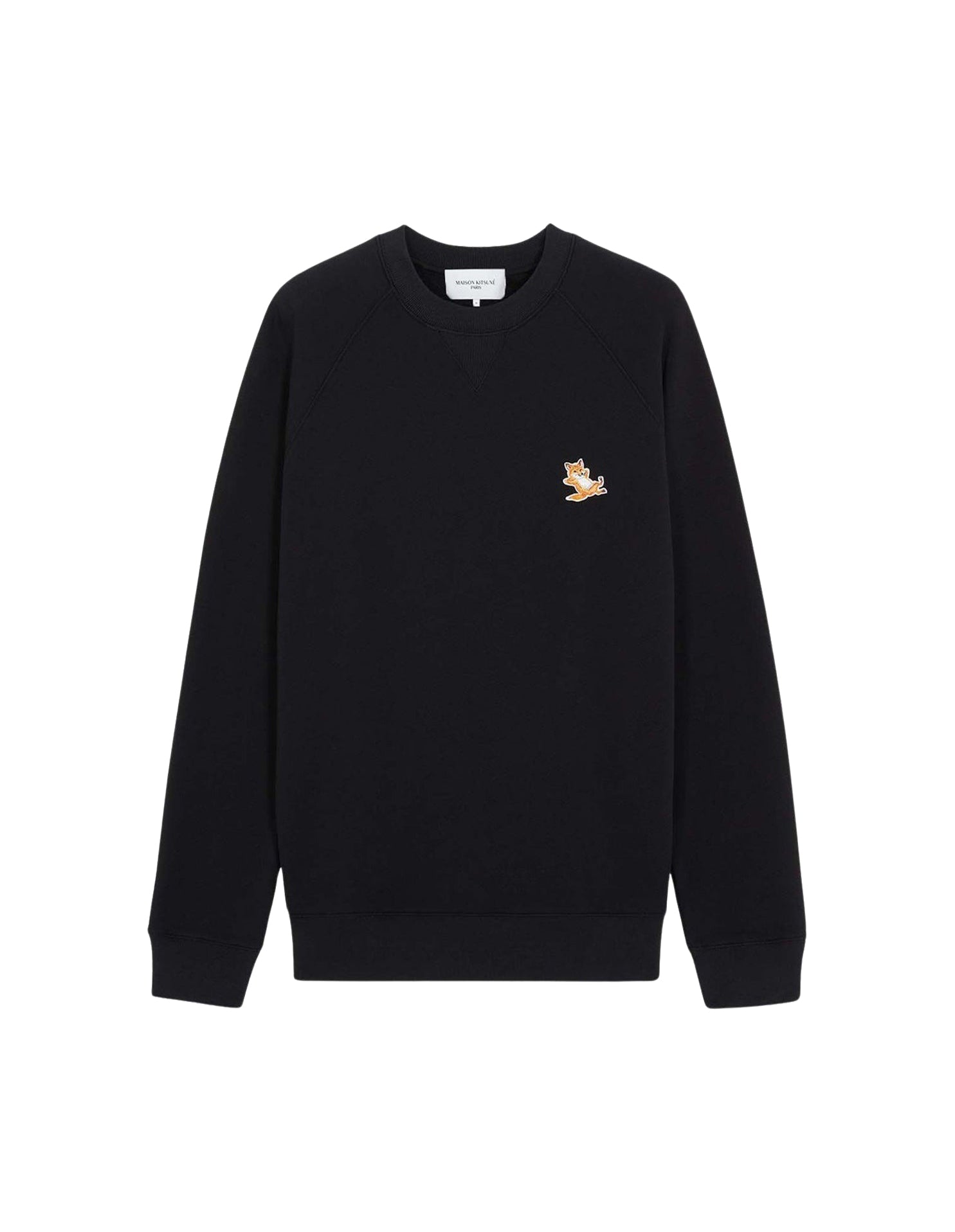 Sweatshirt Fox avec écusson - Black