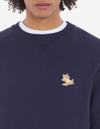 Sweatshirt Fox avec écusson - Navy