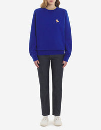 Sweatshirt Fox avec écusson - Deep Blue