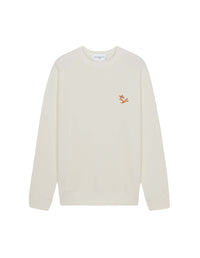 Sweatshirt Fox avec écusson - Ecru