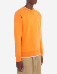Sweatshirt Fox avec écusson - Neon Orange