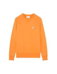 Sweatshirt Fox avec écusson - Neon Orange