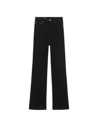Straight-leg denim trousers - Stone Black