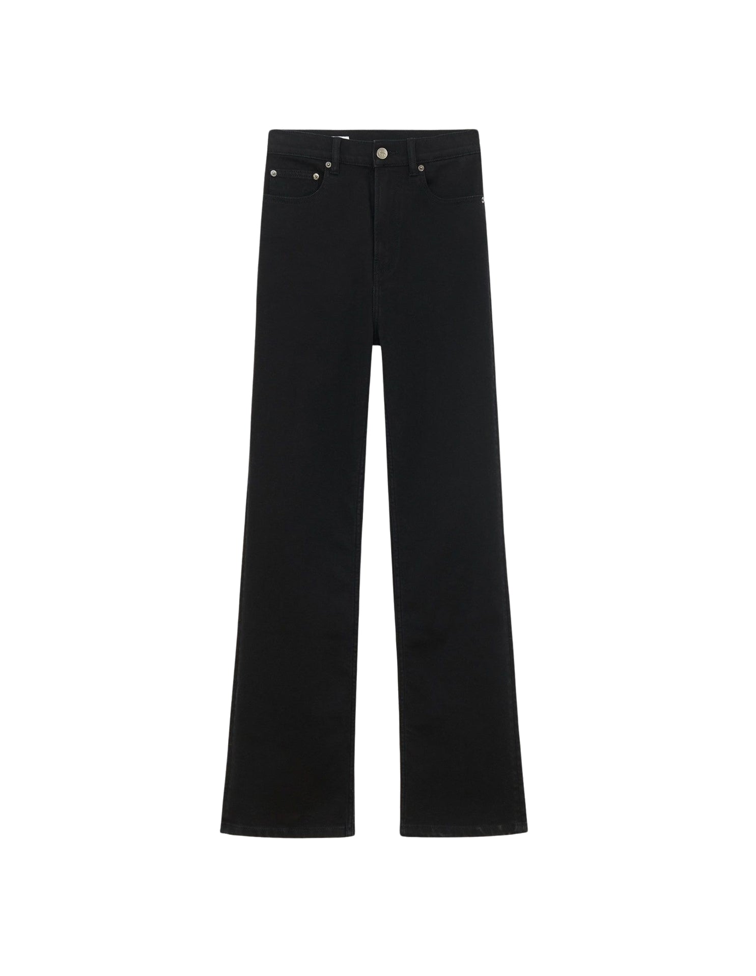 Straight-leg denim trousers - Stone Black