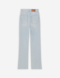 Pantalon droit en denim - Light Blue