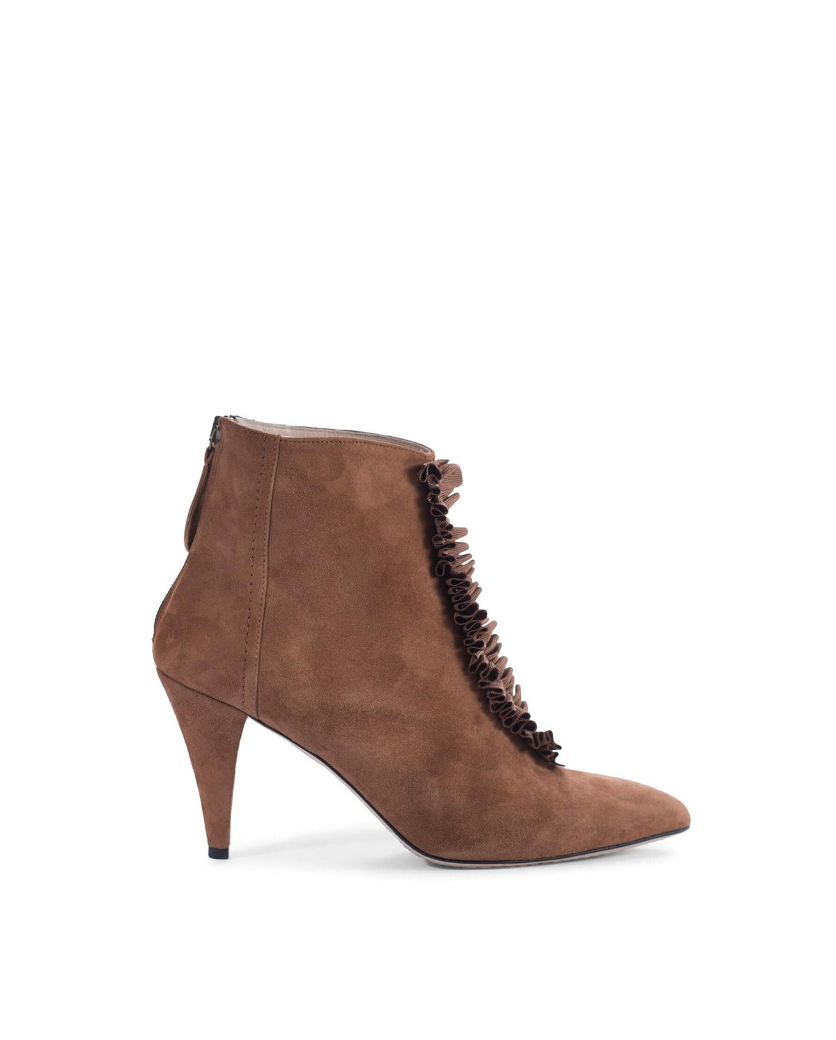 Bottines Gwen en cuir - Marron