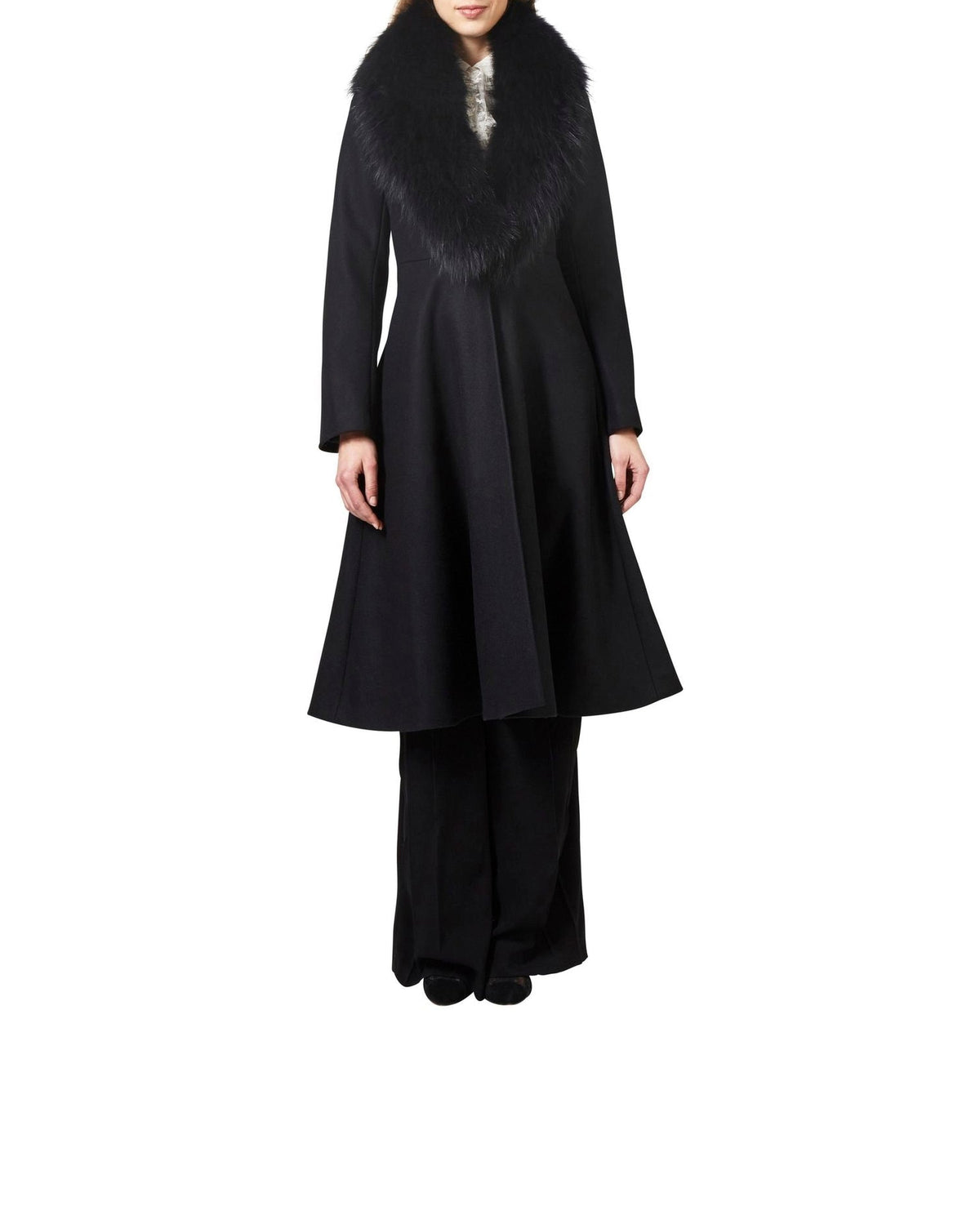 Manteau Amelia en laine - Black