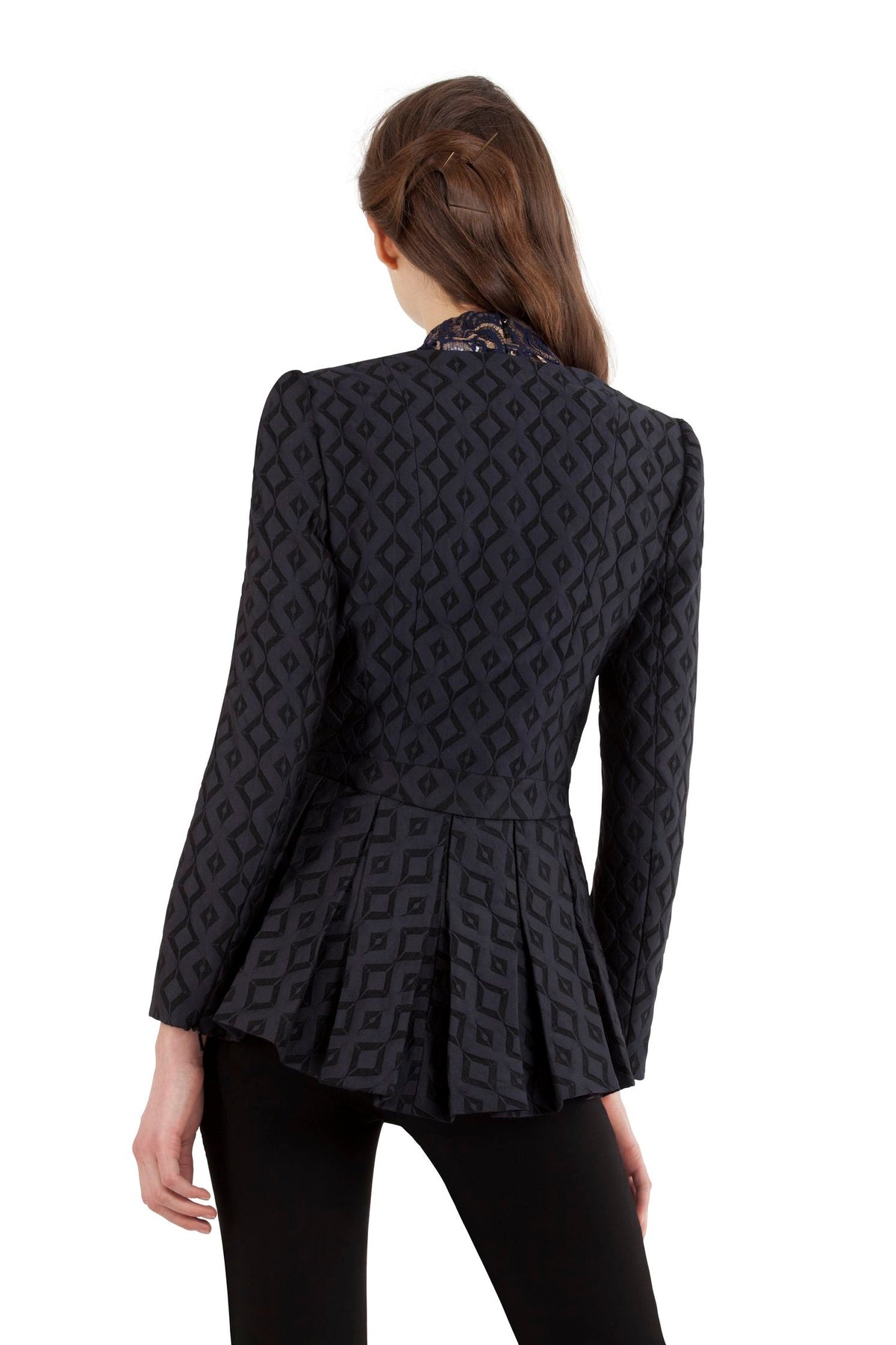 Veste Eunice à basque plissé - Eclipse