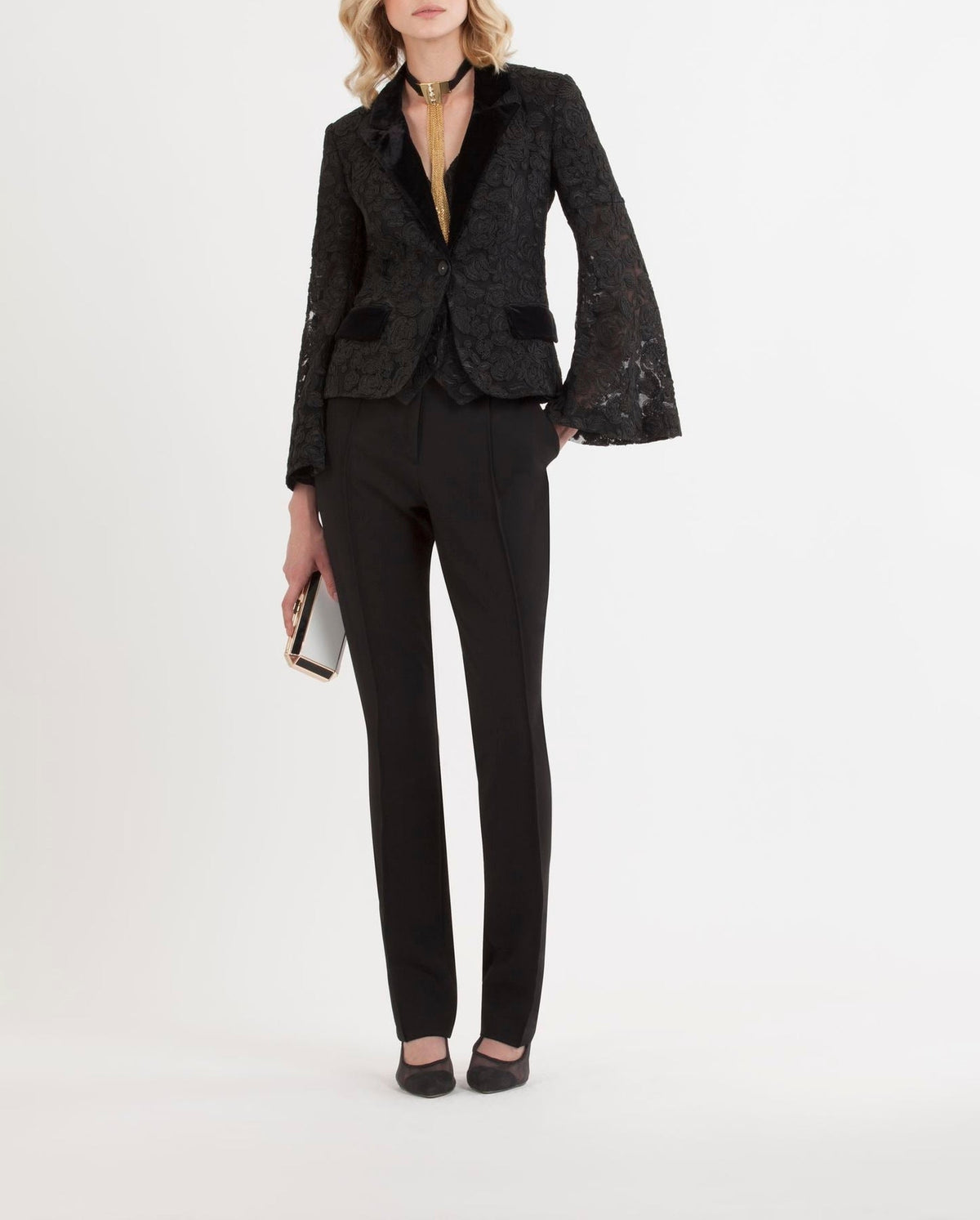 Veste Elec en dentelle - Black
