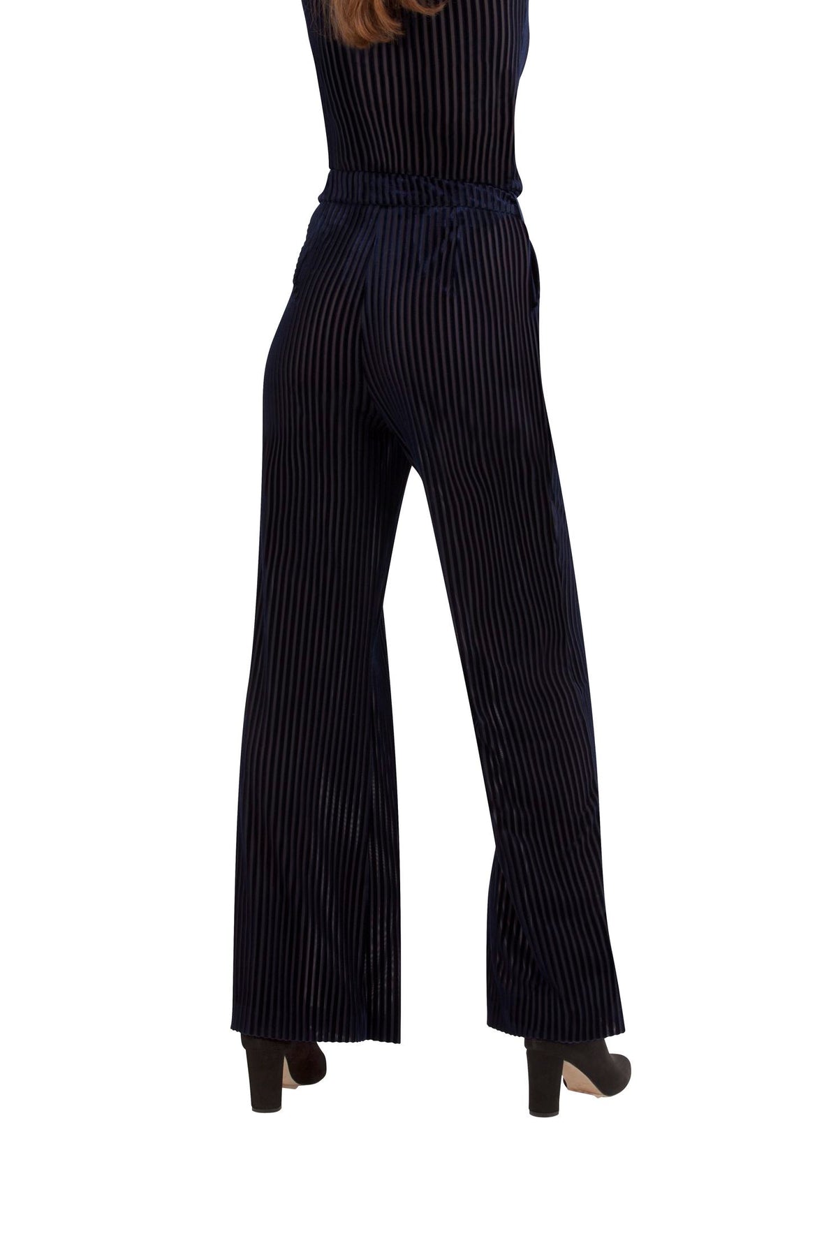 Pantalon évasé Enzo à nœud - Eclipse