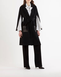 Manteau Elissa en laine - Black